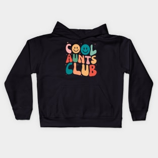 Retro Cool Aunts Club Kids Hoodie